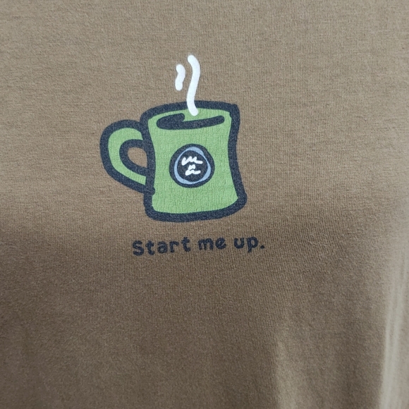 Life Is Good Tops - 3🚨/$25 Life is good Start me up Coffee shirt